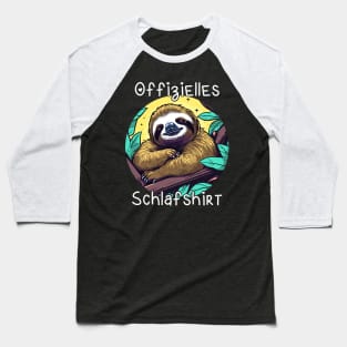 Offizielles Schlafshirt Faultier Baseball T-Shirt